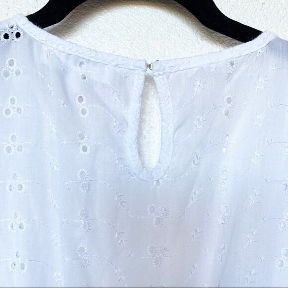 Missguided Eyelet Crochet Sleeveless Dress Size 10 - Picture 5 of 11